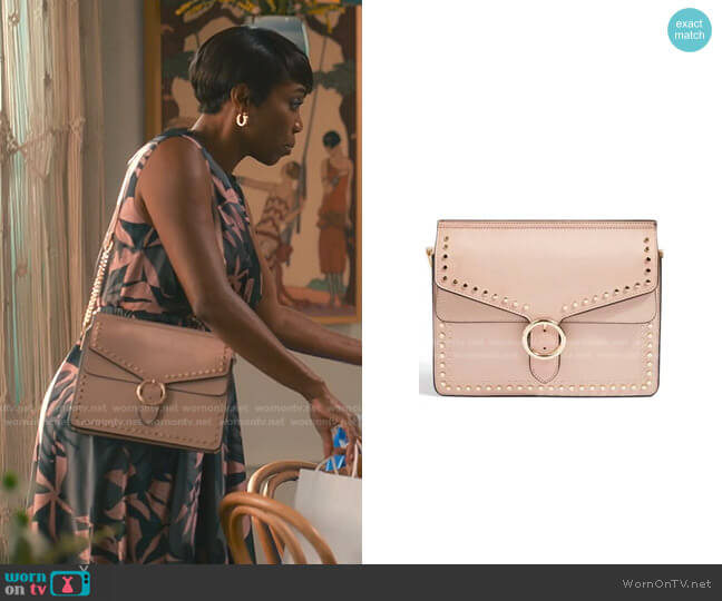 Topshop Peony Studded Shoulder Bag worn by Helen Decatur (Heather Headley) on Sweet Magnolias