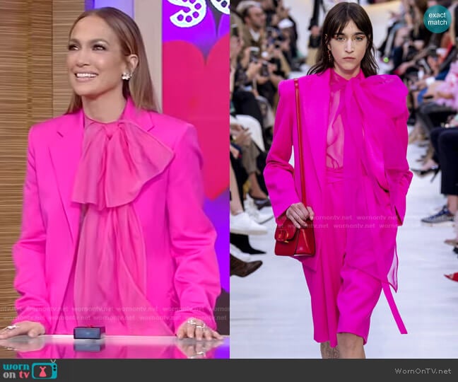Valentino Spring 2020 Collection worn by Kelly Ripa on Live with Kelly and Mark