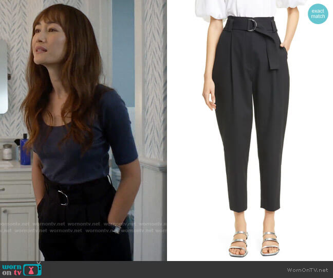 A.L.C. Diego Pants worn by Sarah (Maggie Q) on Pivoting