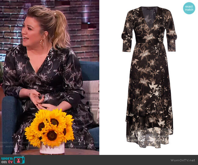 All Saints Tage Dress worn by Kelly Clarkson on The Kelly Clarkson Show