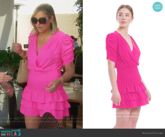 Amanda Uprichard Tabby Dress worn by Gina Kirschenheiter on The Real Housewives of Orange County