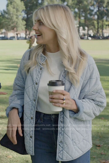 Amy’s quilted denim jacket on Pivoting