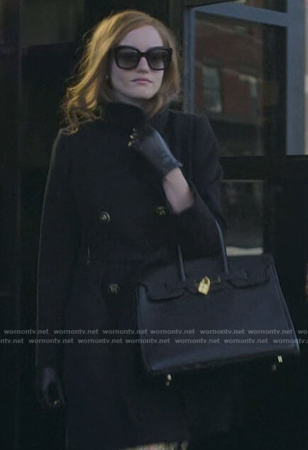 Anna’s black coat on Inventing Anna
