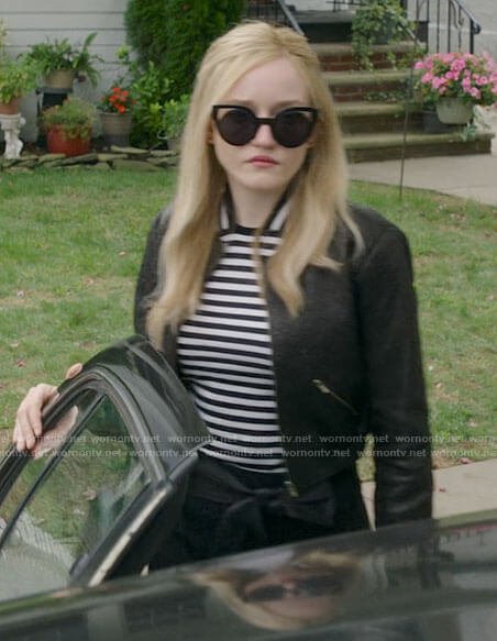Anna’s round cat eye sunglasses on Inventing Anna