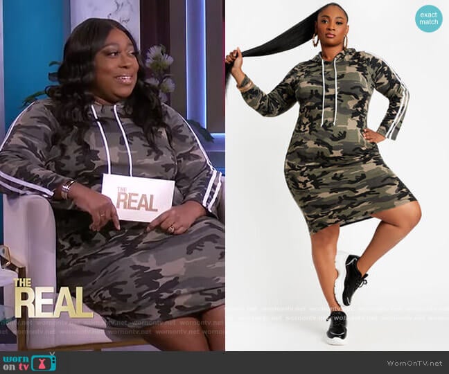 Ashley Stewart The City Sneaker Dress worn by Loni Love on The Real
