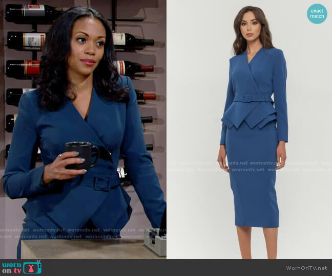 BGL Set SU 9135/17383 worn by Amanda Sinclair (Mishael Morgan) on The Young and the Restless