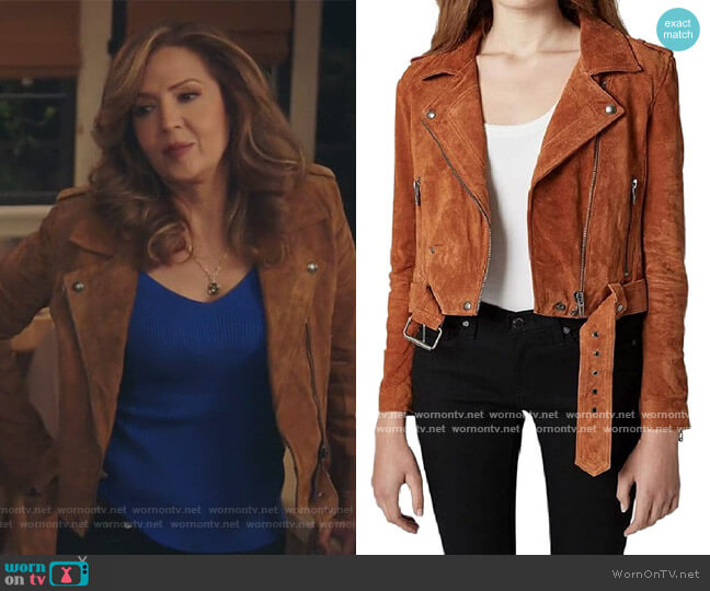 BlankNYC Suede Moto Jacket