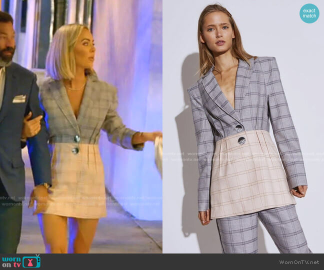 C/Meo Collective Light On Blazer worn by Nicole Martin (Nicole Martin) on The Real Housewives of Miami