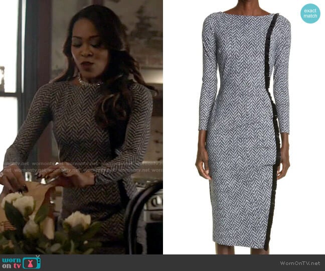 Chiara Boni La Petite Robe Zurine Dress worn by Jada Jet (Robin Givens) on Batwoman