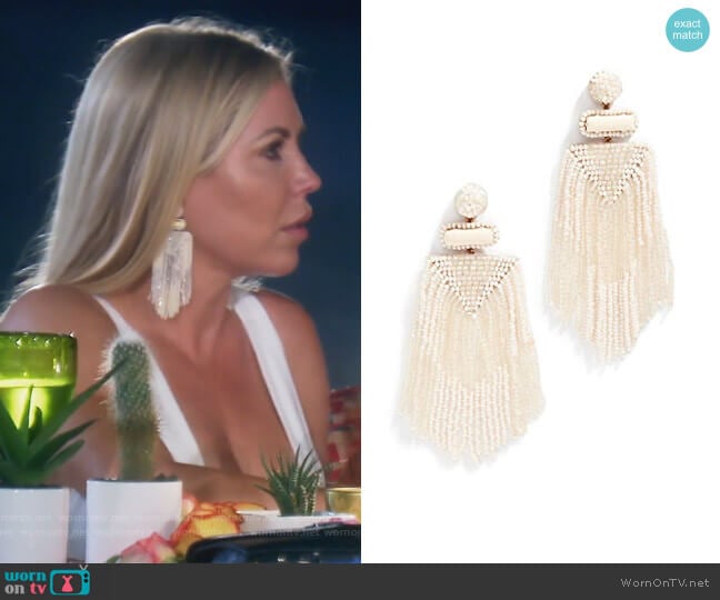 Deepa Gurnani Jody Earrings by Deepa Gurnani Deepa worn by Dr. Jen Armstrong on The Real Housewives of Orange County