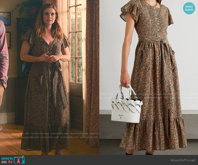 Doen Marfa Midi Dress worn by Maddie Townsend (JoAnna Garcia Swisher) on Sweet Magnolias