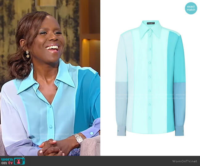 Dolce & Gabbana Colour Block Long-Sleeve Shirt