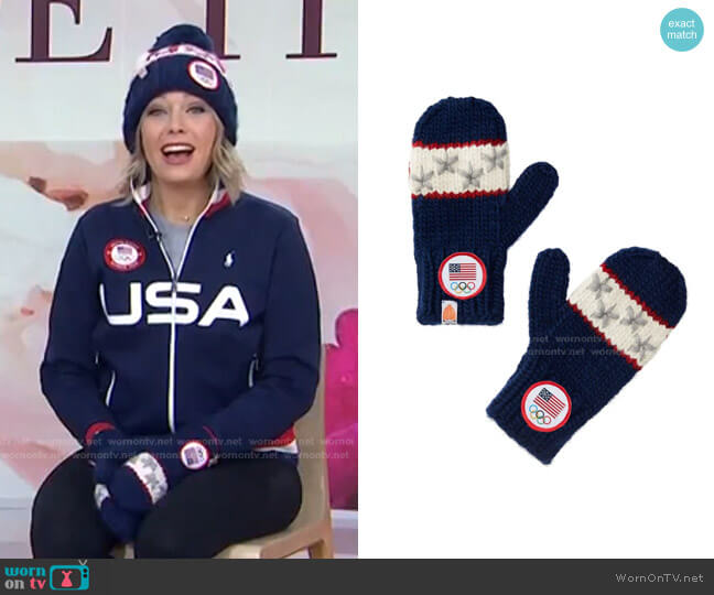 Sh*t That I Knit The Team USA Mittens worn by Dylan Dreyer on Today