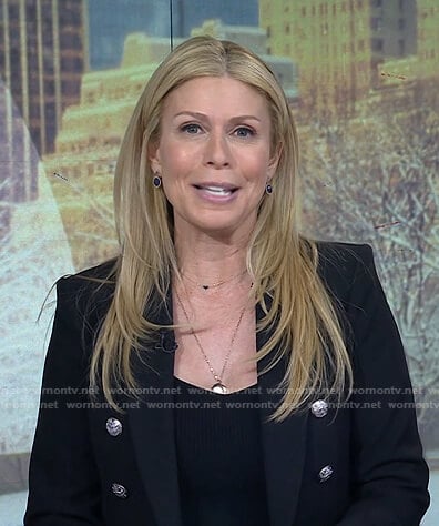 Jill’s black double breasted blazer on Today