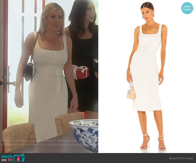JoosTricot Tank Midi Dress worn by Dr. Jen Armstrong on The Real Housewives of Orange County