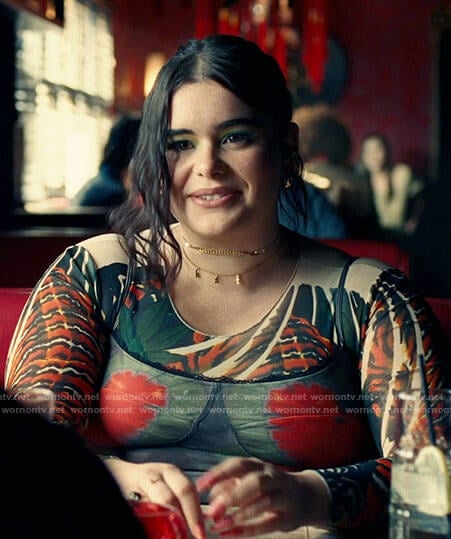 Kat’s tie dye dress on Euphoria