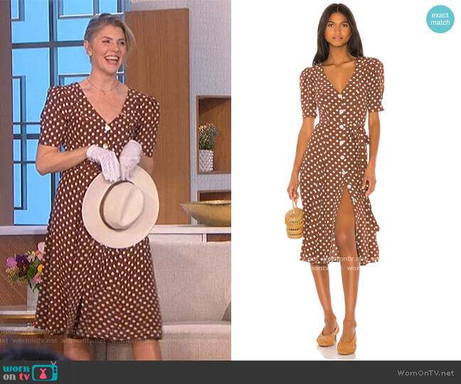 LPA Bambina Dress worn by Amanda Kloots on The Talk