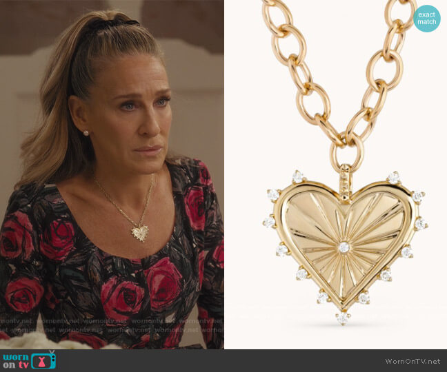 Marlo Laz Spiked Necklace worn by Carrie Bradshaw (Sarah Jessica Parker) on And Just Like That