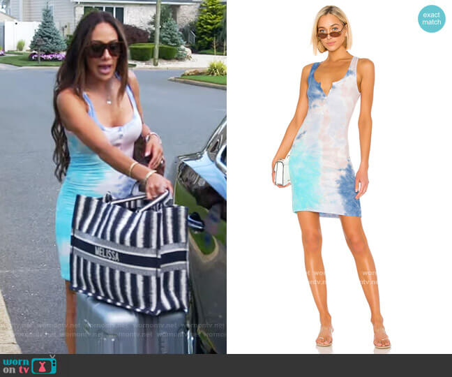 Michael Lauren Runner Dress worn by Melissa Gorga on The Real Housewives of New Jersey