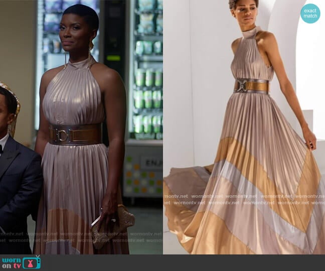 Mischalis 2020 Collection worn by Rose King (Samantha Walkes) on The Kings of Napa