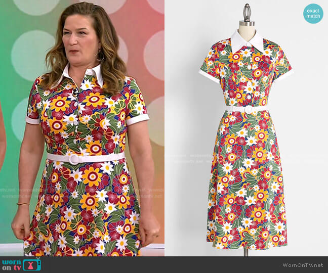 Bright & Beautiful The Tropical Romancer A-Line Dress