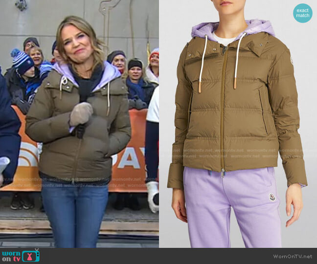 Moncler Loctudy Puffer Jacket worn by Savannah Guthrie on Today