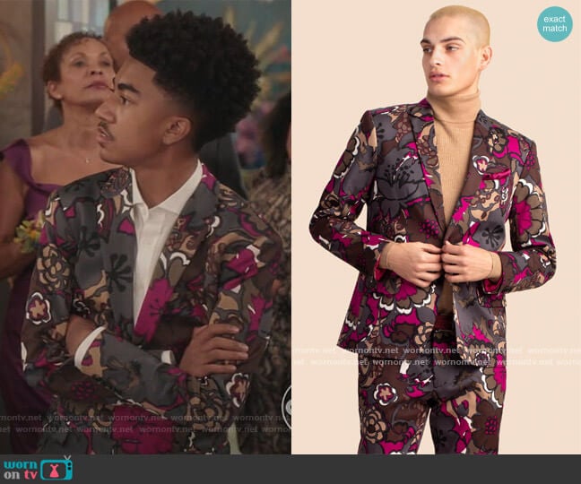 Mr Turk Thurston Blazer worn by Jack Johnson (Miles Brown) on Black-ish