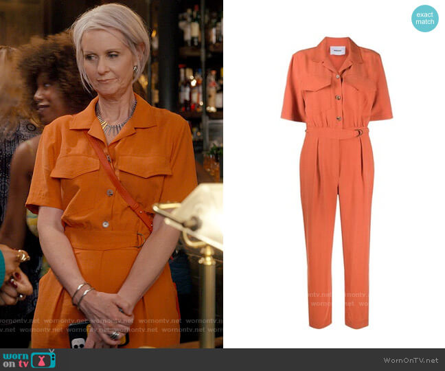 Nanushka Paige Tencel Jumpsuit worn by Miranda Hobbs (Cynthia Nixon) on And Just Like That