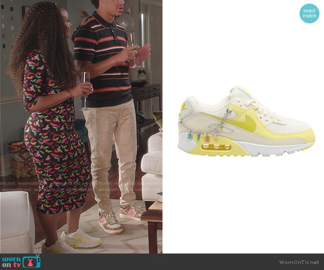 Nike Air Max 90 SE Princess Charming Sneakers worn by Olivia Lockhart (Katlyn Nichol) on Black-ish