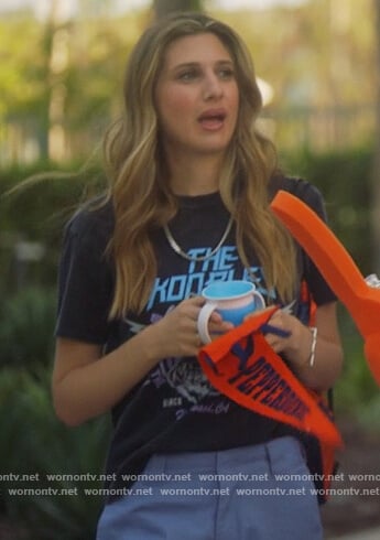 Nomi’s The Kooples graphic tee on Grown-ish