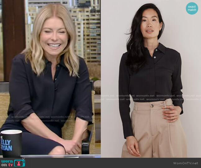 Numi The Simone Blouse worn by Kelly Ripa on Live with Kelly and Mark