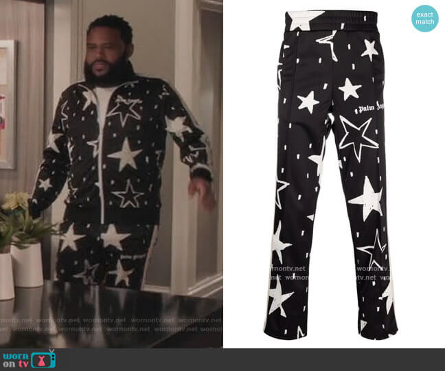 Palm Angels Night Sky Track Pants worn by Andre Johnson (Anthony Anderson) on Black-ish