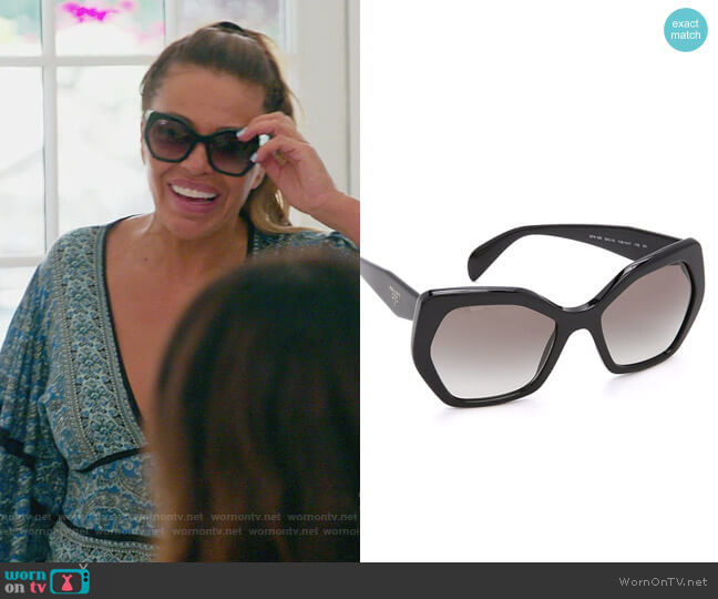 Prada PR16rs Sunglasses worn by Dolores Catania on The Real Housewives of New Jersey
