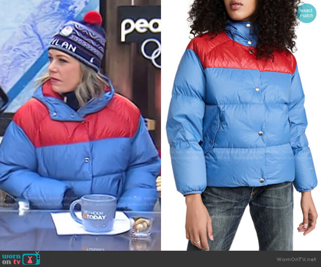 Rag & Bone Joelle Puffer Jacket worn by Dylan Dreyer on Today