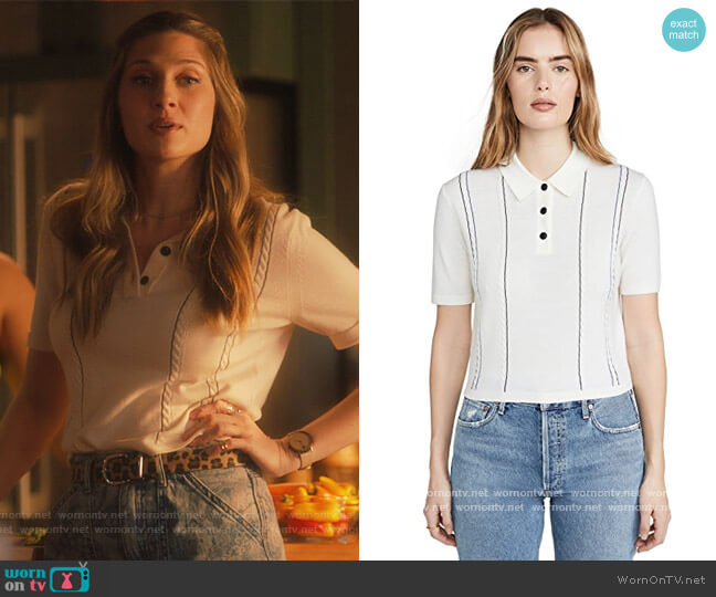 Rag and Bone Jamie Polo worn by Nomi Segal (Emily Arlook) on Grown-ish