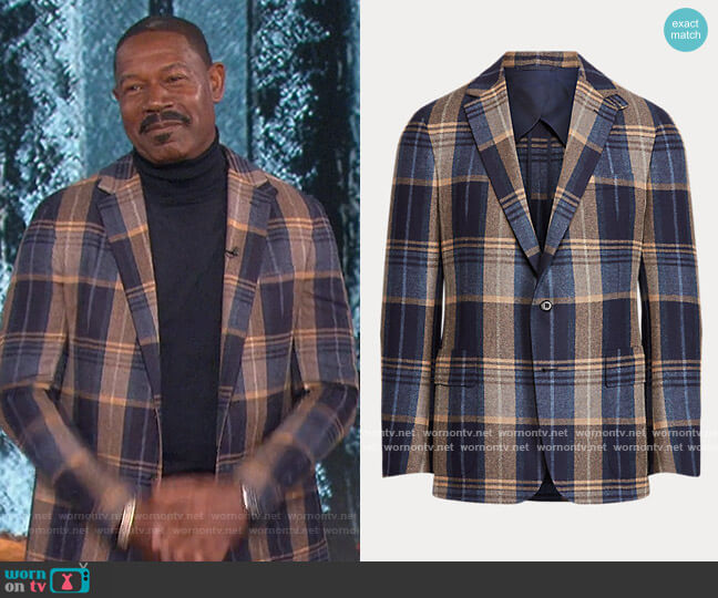 Ralph Lauren Hadley Handmade Plaid Sport Coat