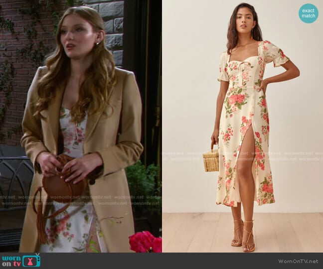 Reformation Alta Dress worn by Alice Caroline Horton (Lindsay Arnold) on Days of our Lives