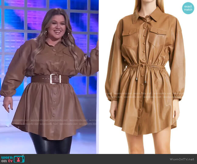 Retrofete Brandi Dress worn by Kelly Clarkson on The Kelly Clarkson Show