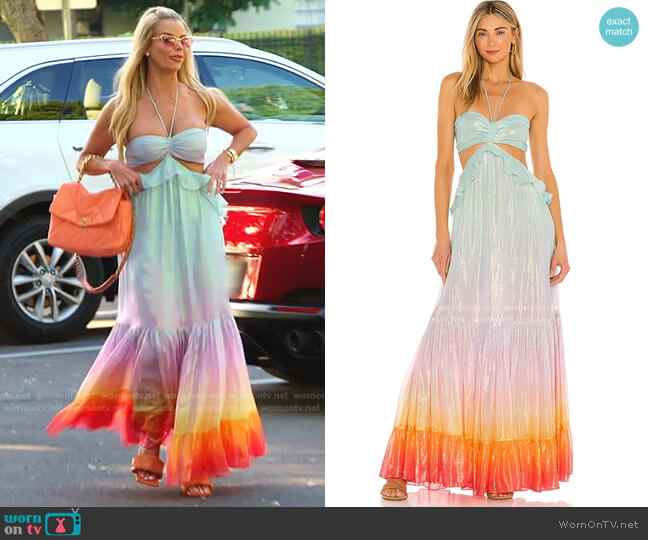 Rococo Sand Leal Cutout Dress worn by Alexia Echevarria (Alexia Echevarria) on The Real Housewives of Miami