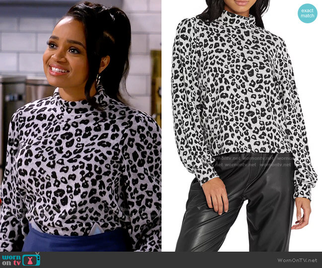 Sanctuary For Keeps Top in Night Spots worn by Randi (Kyla Pratt) on Call Me Kat