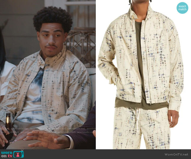 Scotch & Soda Organic Cotton Zip Jacket worn by Andre Johnson Jr (Marcus Scribner) on Black-ish