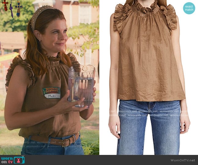 Sea Hattie Ramie Tank worn by Maddie Townsend (JoAnna Garcia Swisher) on Sweet Magnolias