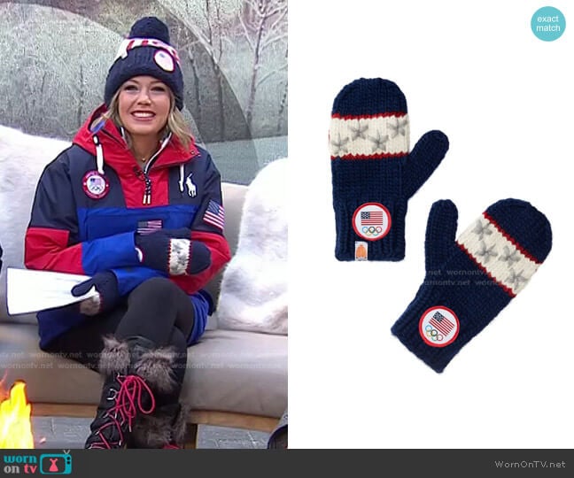 Sh*t That I Knit The Team USA Mittens worn by Dylan Dreyer on Today