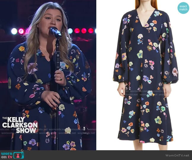Stine Goya Rosen Dress worn by Kelly Clarkson on The Kelly Clarkson Show