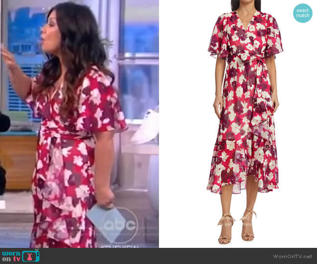 Tanya Taylor Blaire Floral Wrap Dress