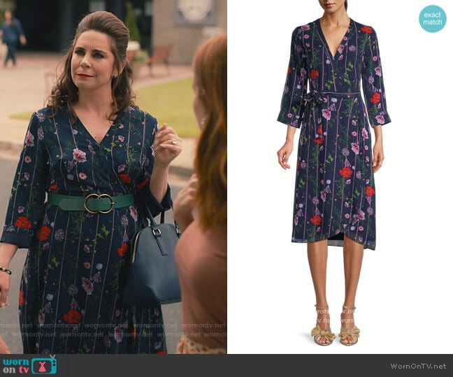 Ted Baker Floral-Print Wrap Dress