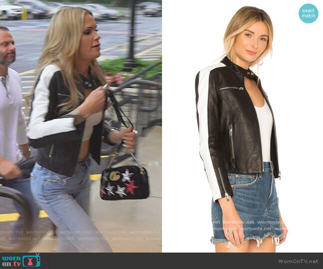 The Mighty Company Lucca Jacket worn by Jackie Goldschneider on The Real Housewives of New Jersey