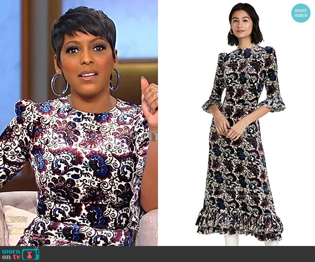 The Vampires Wife The Falconetti Dress worn by Tamron Hall on Tamron Hall Show