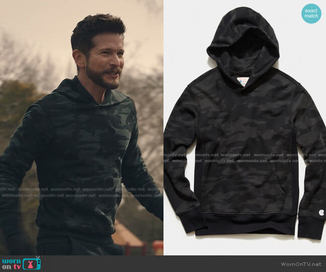 Todd Snyder + Champion Popover Hoodie worn by Conrad Hawkins (Matt Czuchry) on The Resident