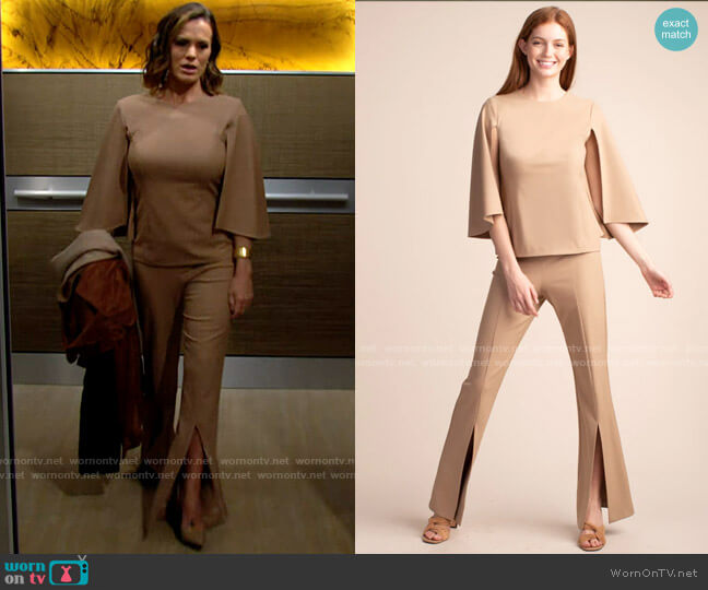 Trina Turk Recess Top worn by Chelsea Lawson (Melissa Claire Egan) on The Young and the Restless